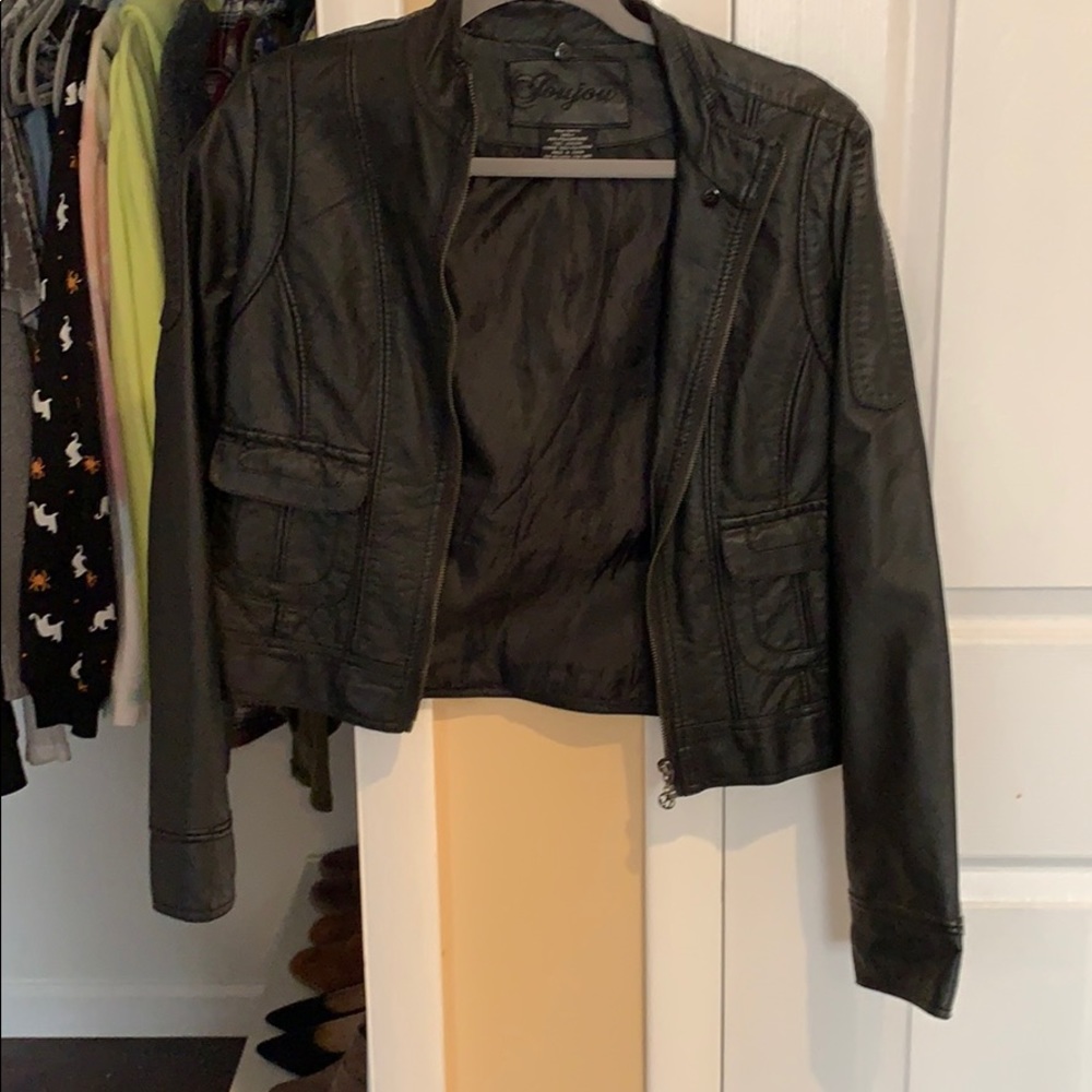 Leather jacket